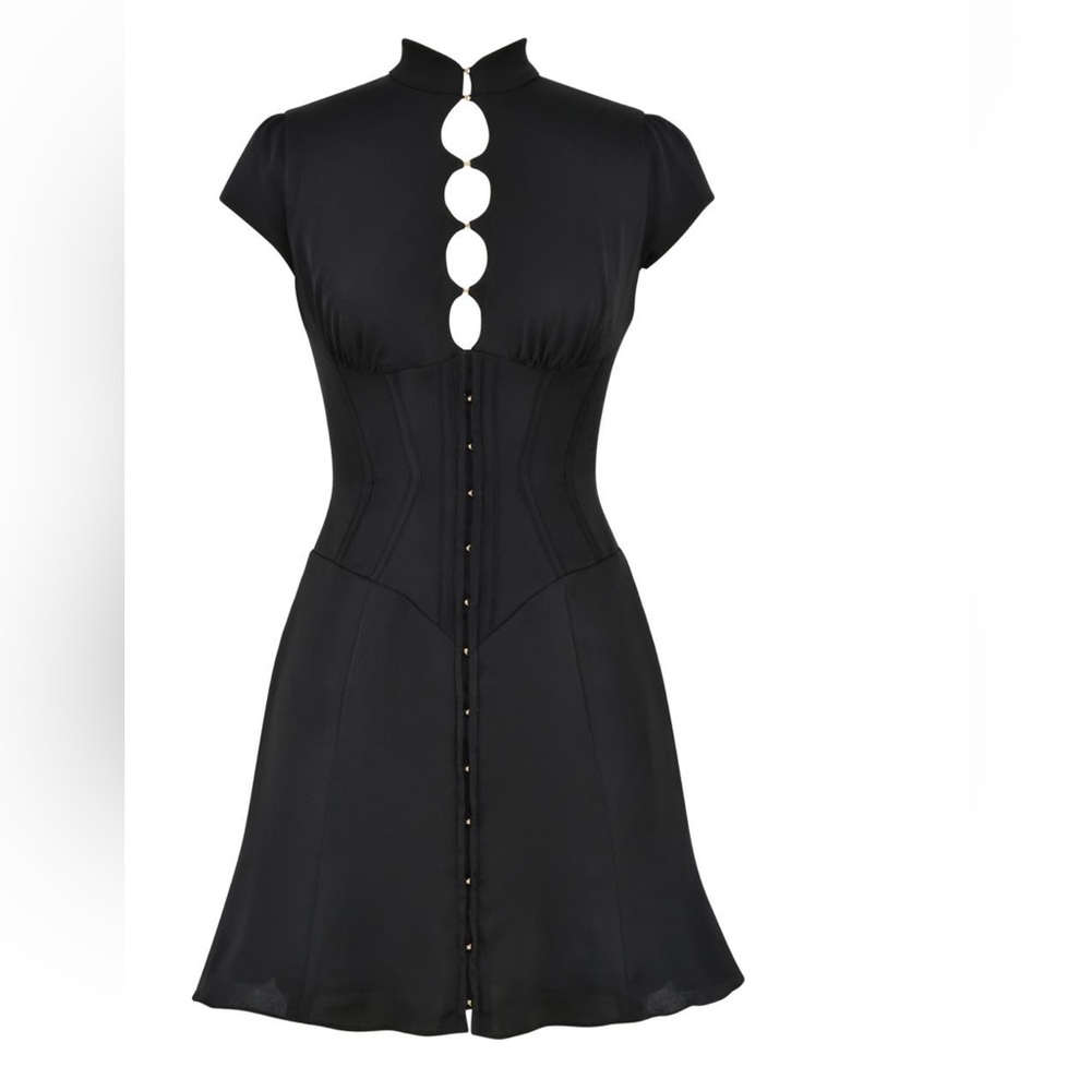 SOLD -  HOUSE OF CB carmina fluted corset minidress